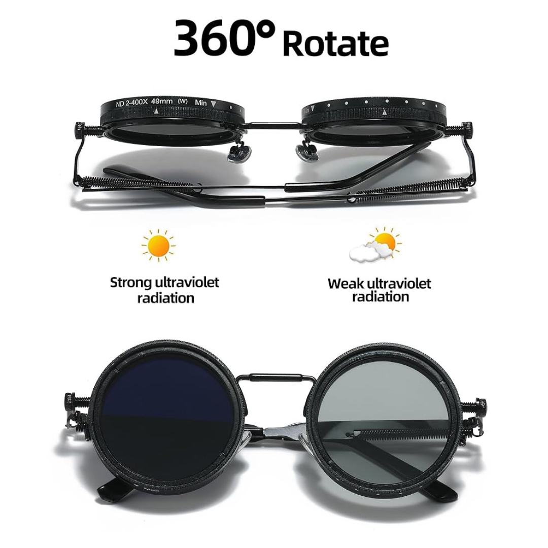 Adjustable sunglasses ND9/UV400